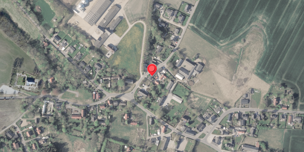 Oversvømmelsesrisiko fra vandløb på Hoelvej 6, . , 8370 Hadsten
