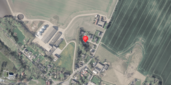 Oversvømmelsesrisiko fra vandløb på Hoelvej 17, 8370 Hadsten