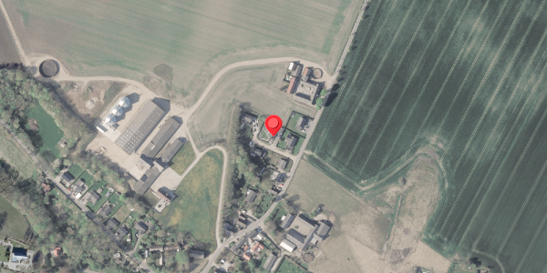 Oversvømmelsesrisiko fra vandløb på Hoelvej 21, 8370 Hadsten