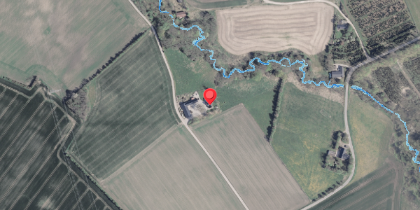 Oversvømmelsesrisiko fra vandløb på Hoelvej 27, . , 8370 Hadsten
