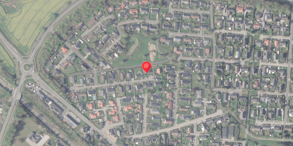 Oversvømmelsesrisiko fra vandløb på Islandsvej 21, 8370 Hadsten
