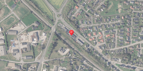 Oversvømmelsesrisiko fra vandløb på Kirkevej 67, 8370 Hadsten