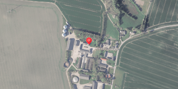 Oversvømmelsesrisiko fra vandløb på Langskovvej 21, . , 8370 Hadsten