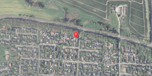 Oversvømmelsesrisiko fra vandløb på Norgesvej 4, 8370 Hadsten