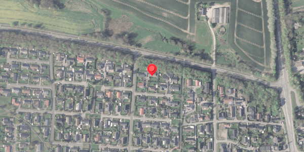 Oversvømmelsesrisiko fra vandløb på Norgesvej 5, . , 8370 Hadsten