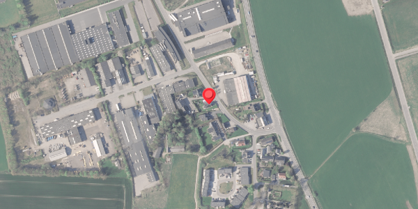 Oversvømmelsesrisiko fra vandløb på Over Hadstenvej 90, . , 8370 Hadsten