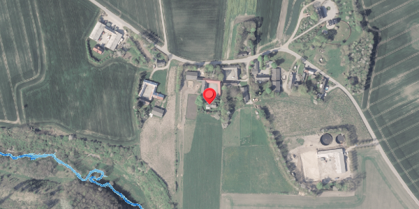 Oversvømmelsesrisiko fra vandløb på Rigtrupvej 58, . , 8370 Hadsten