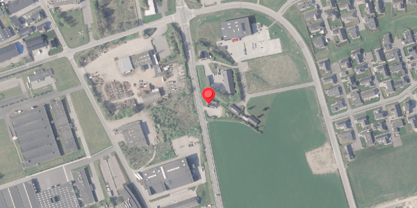 Oversvømmelsesrisiko fra vandløb på Skanderborgvej 15, 8370 Hadsten