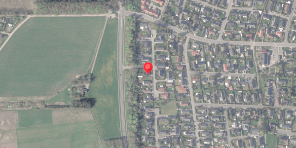 Oversvømmelsesrisiko fra vandløb på Uranusvej 2, 8370 Hadsten