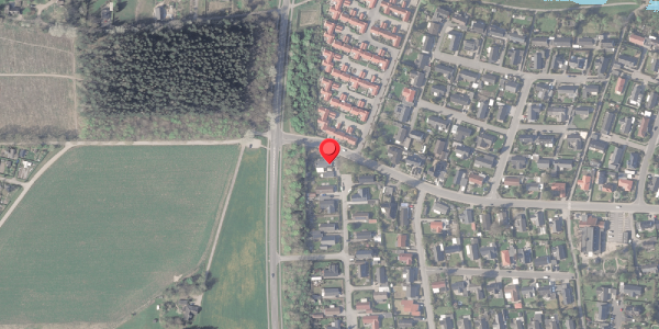 Oversvømmelsesrisiko fra vandløb på Uranusvej 9, 8370 Hadsten
