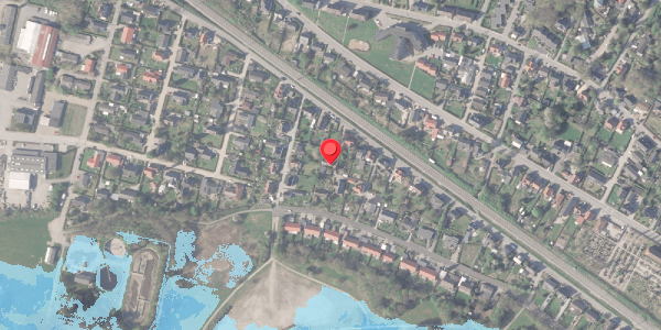 Oversvømmelsesrisiko fra vandløb på Vestergade 47, . , 8370 Hadsten