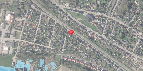 Oversvømmelsesrisiko fra vandløb på Vestergade 49, . , 8370 Hadsten