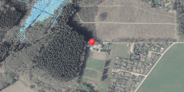 Oversvømmelsesrisiko fra vandløb på Granholt 8, . , 8370 Hadsten