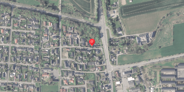 Oversvømmelsesrisiko fra vandløb på Vinterslevvej 21, 8370 Hadsten