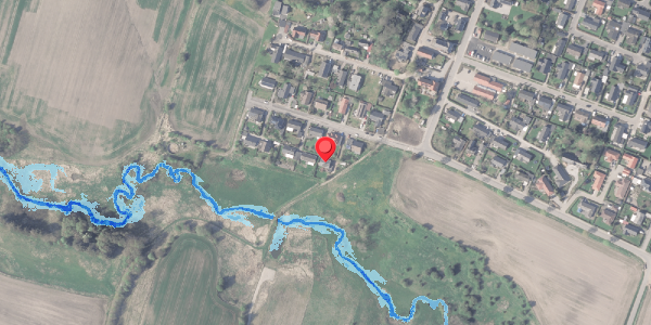 Oversvømmelsesrisiko fra vandløb på Ådalen 9, 8370 Hadsten