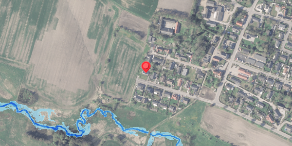 Oversvømmelsesrisiko fra vandløb på Ådalen 16, 8370 Hadsten