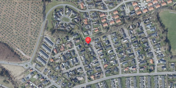 Oversvømmelsesrisiko fra vandløb på Blåmunkevej 13, 8450 Hammel