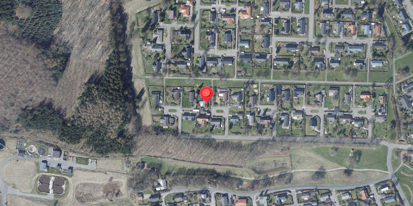 Oversvømmelsesrisiko fra vandløb på Dalstrøget 44, 8450 Hammel
