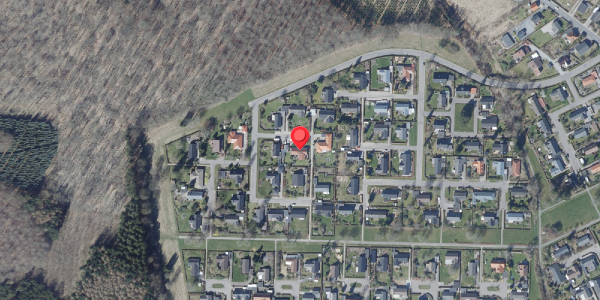 Oversvømmelsesrisiko fra vandløb på Duevej 4, 8450 Hammel