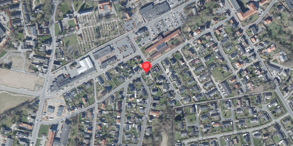Oversvømmelsesrisiko fra vandløb på Elmevej 21, 8450 Hammel