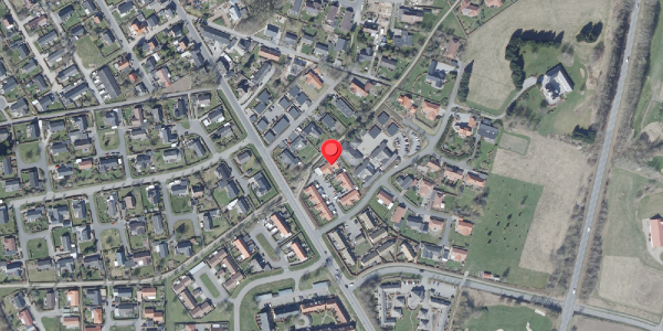 Oversvømmelsesrisiko fra vandløb på Eriksminde 11, . , 8450 Hammel