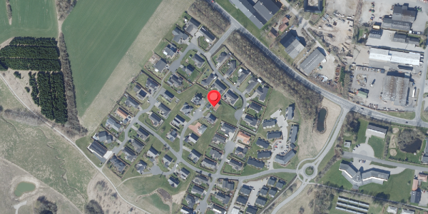 Oversvømmelsesrisiko fra vandløb på Harevænget 26, 8450 Hammel