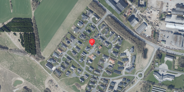 Oversvømmelsesrisiko fra vandløb på Harevænget 28, . , 8450 Hammel