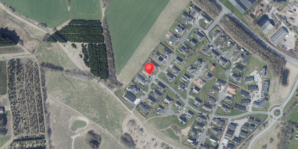 Oversvømmelsesrisiko fra vandløb på Harevænget 45, 8450 Hammel