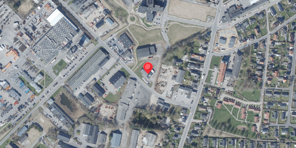 Oversvømmelsesrisiko fra vandløb på Industrivej 6A, . , 8450 Hammel