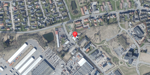 Oversvømmelsesrisiko fra vandløb på Industrivej 18, . , 8450 Hammel
