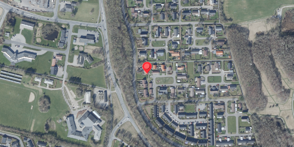 Oversvømmelsesrisiko fra vandløb på Kappelsdal 5A, 8450 Hammel