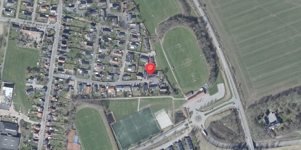 Oversvømmelsesrisiko fra vandløb på Langagervej 13, 8450 Hammel