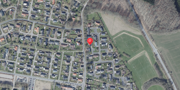 Oversvømmelsesrisiko fra vandløb på Malerkrogen 7, 8450 Hammel