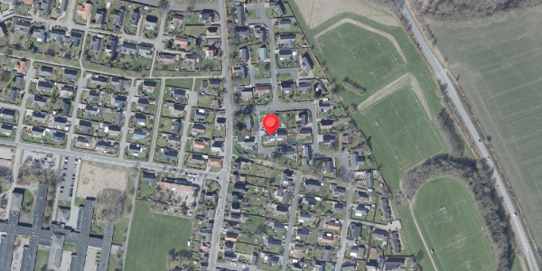Oversvømmelsesrisiko fra vandløb på Malerkrogen 8B, 8450 Hammel