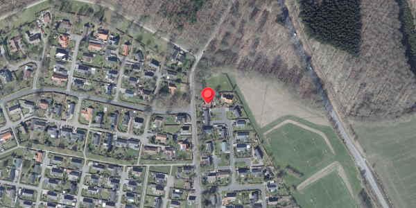Oversvømmelsesrisiko fra vandløb på Malerkrogen 17, 8450 Hammel