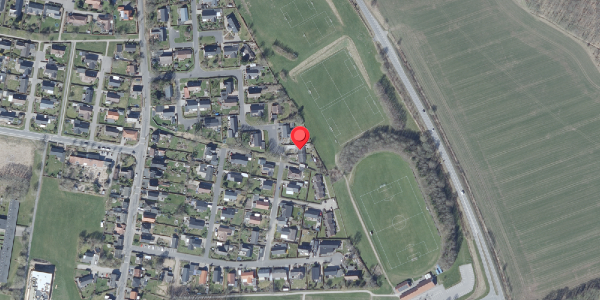 Oversvømmelsesrisiko fra vandløb på Malerkrogen 20A, 8450 Hammel