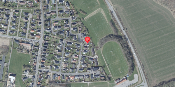 Oversvømmelsesrisiko fra vandløb på Malerkrogen 20B, 8450 Hammel
