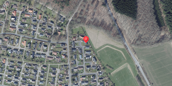 Oversvømmelsesrisiko fra vandløb på Malerkrogen 21, 8450 Hammel