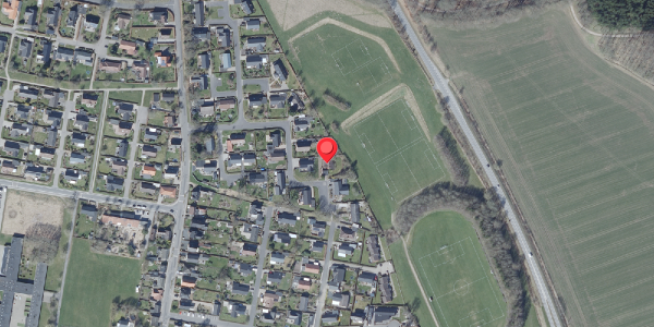 Oversvømmelsesrisiko fra vandløb på Malerkrogen 24, 8450 Hammel