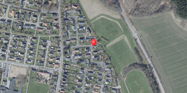 Oversvømmelsesrisiko fra vandløb på Malerkrogen 30, 8450 Hammel