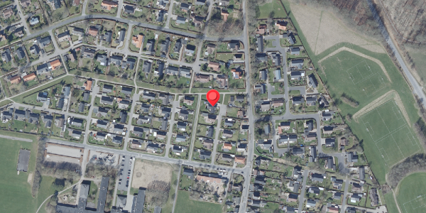 Oversvømmelsesrisiko fra vandløb på Minervavej 10, . , 8450 Hammel