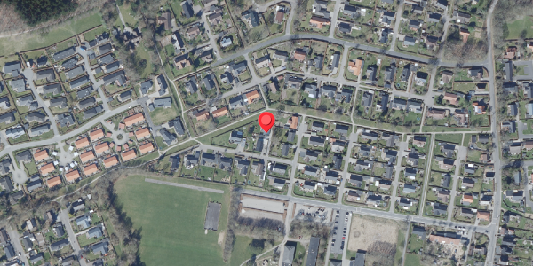 Oversvømmelsesrisiko fra vandløb på Minervavej 76A, . , 8450 Hammel