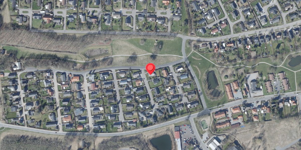 Oversvømmelsesrisiko fra vandløb på Møllevangen 21, 8450 Hammel