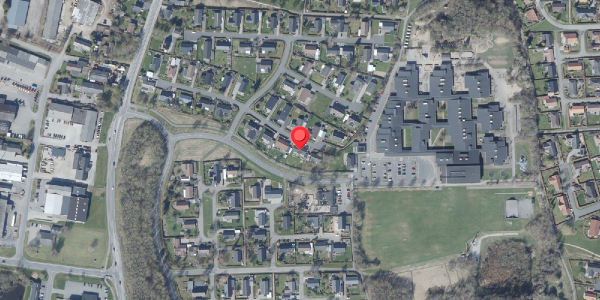 Oversvømmelsesrisiko fra vandløb på Præstemarksvej 8, . , 8450 Hammel