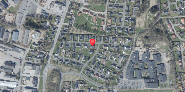 Oversvømmelsesrisiko fra vandløb på Præstemarksvej 23, . , 8450 Hammel