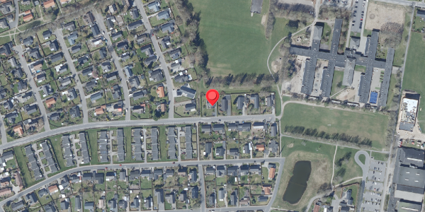 Oversvømmelsesrisiko fra vandløb på Skovvangsvej 21, . , 8450 Hammel