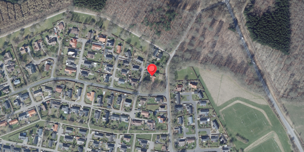 Oversvømmelsesrisiko fra vandløb på Solbakken 4, . , 8450 Hammel