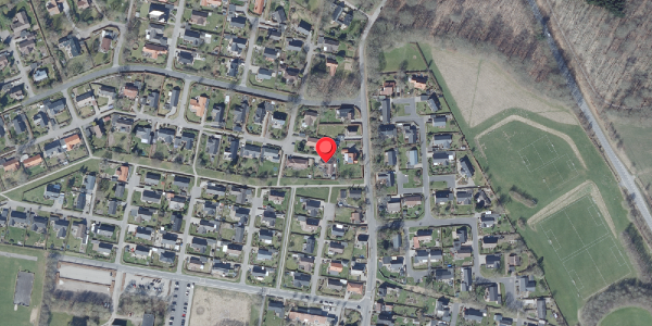 Oversvømmelsesrisiko fra vandløb på Solbakken 5A, . , 8450 Hammel