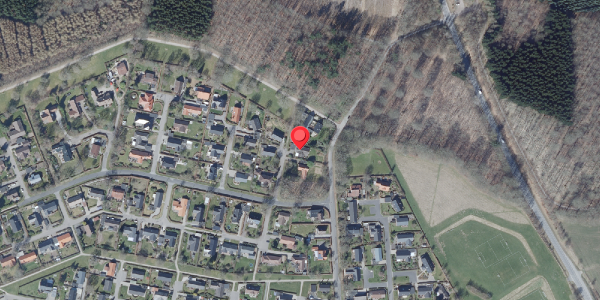 Oversvømmelsesrisiko fra vandløb på Solbakken 6, . , 8450 Hammel