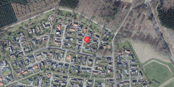 Oversvømmelsesrisiko fra vandløb på Solbakken 16, . , 8450 Hammel